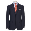 Ring Jacket Suit 301A-S186 in Navy 3-Ply Plain Weave Wool
