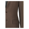 Ring Jacket Suit 301A-S187 in Cigar Brown Linen Twill