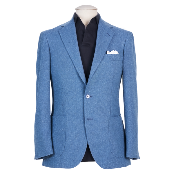 Ring Jacket Sport Jacket 300F in Blue Wool-Silk