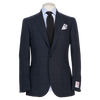Ring Jacket Sport Jacket 300F in Navy with Black Windowpane Wool