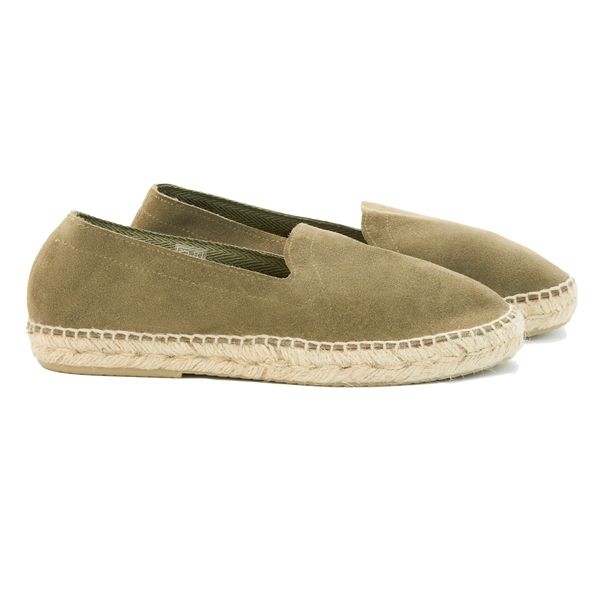 P. Johnson Espadrilles in Olive Suede