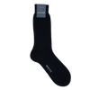 Bresciani Socks in Cotton Calf Length with Pin-Dot Motif