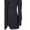 Ring Jacket Suit 184OL-S172 in Navy Herringbone Wool