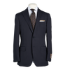 Ring Jacket Suit 184OL-S172 in Navy Herringbone Wool