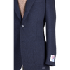 Ring Jacket Sport Jacket 269F in Navy Melange Plain Weave Wool