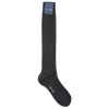 Bresciani Socks in Wool-Nylon Knee Length Solid Colour