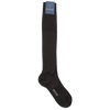 Bresciani Socks in Wool-Nylon Knee Length Solid Colour