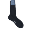 Bresciani Socks in Cotton Calf Length Solid Colour