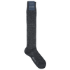 Bresciani Socks in Linen Knee Length Solid Colour