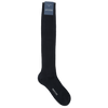 Bresciani Socks in Wool-Nylon Knee Length Solid Colour