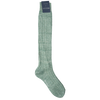 Bresciani Socks in Linen Knee Length Solid Colour
