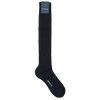 Bresciani Socks in Cotton Knee Length Solid Colour