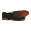 John Lobb Lopez Unlined in Olive Suede