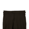 P. Johnson Trousers in Chocolate Wool Twill