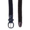 P. Johnson Elasticated Belt with Leather Trim