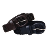 P. Johnson Elasticated Belt with Leather Trim