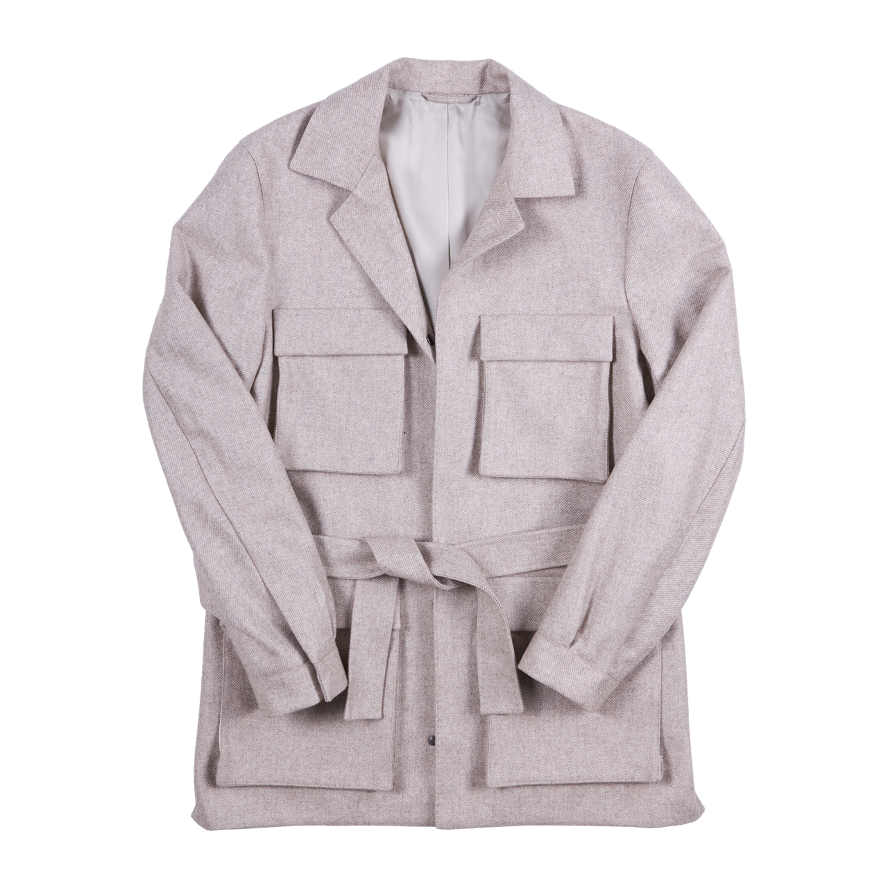 P. Johnson Field Jacket in Oatmeal Cashmere