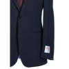 Ring Jacket Suit 269E-S172 in Solid Navy 4-Ply Wool