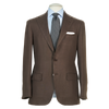 Ring Jacket Suit 301A-S187 in Cigar Brown Linen Twill