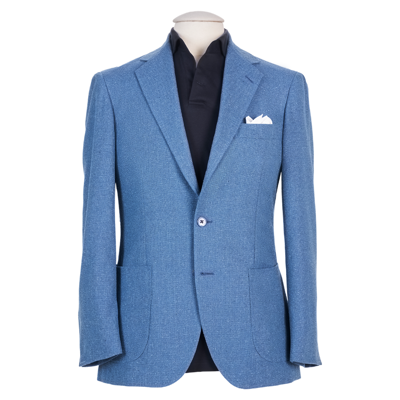 Ring Jacket Sport Jacket 300F in Blue Wool-Silk