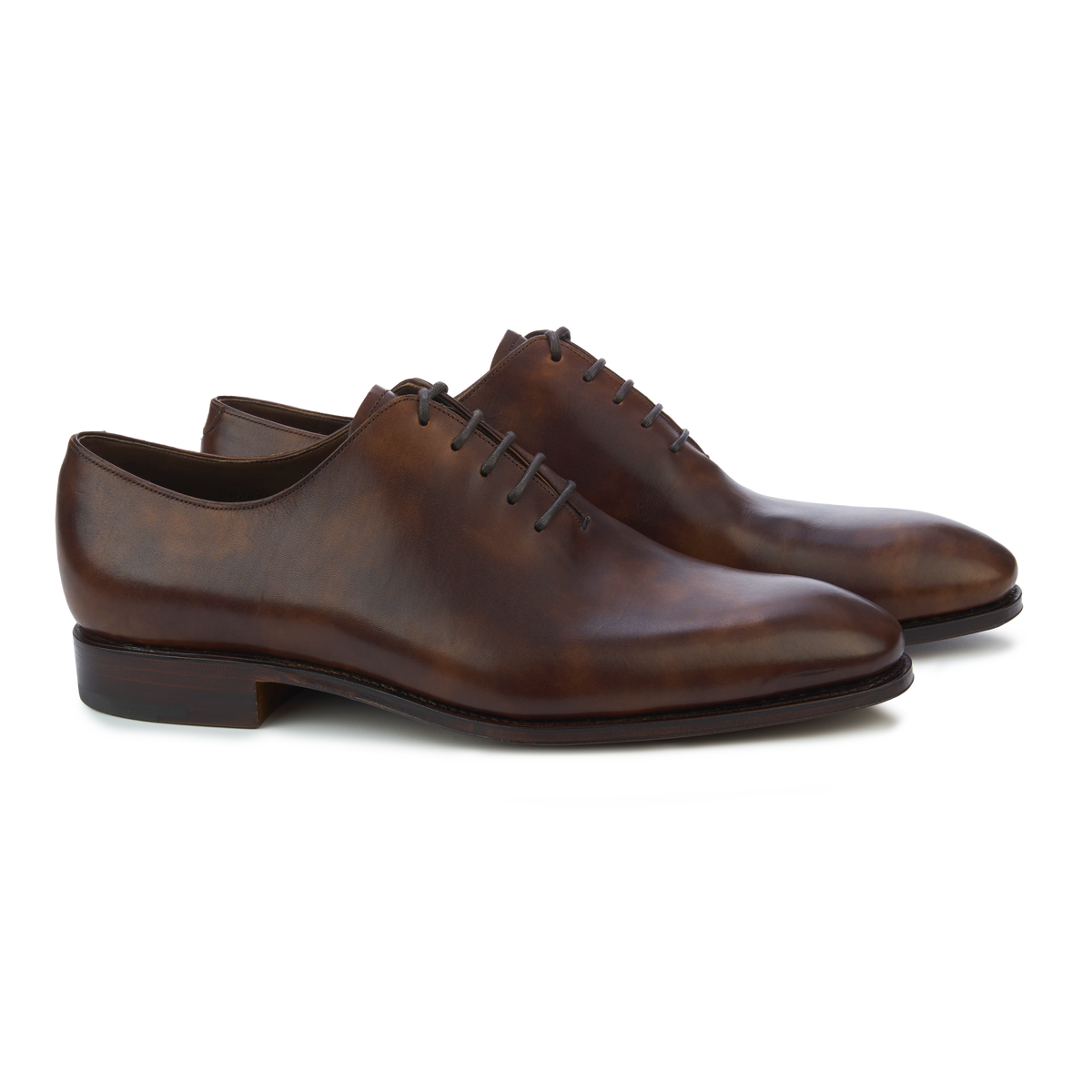 Carmina Wholecut Oxford Elegant Brown Leather Oxford Shoes Penny loafer in brown suede, crafted on the Robert-EE last  main image 2