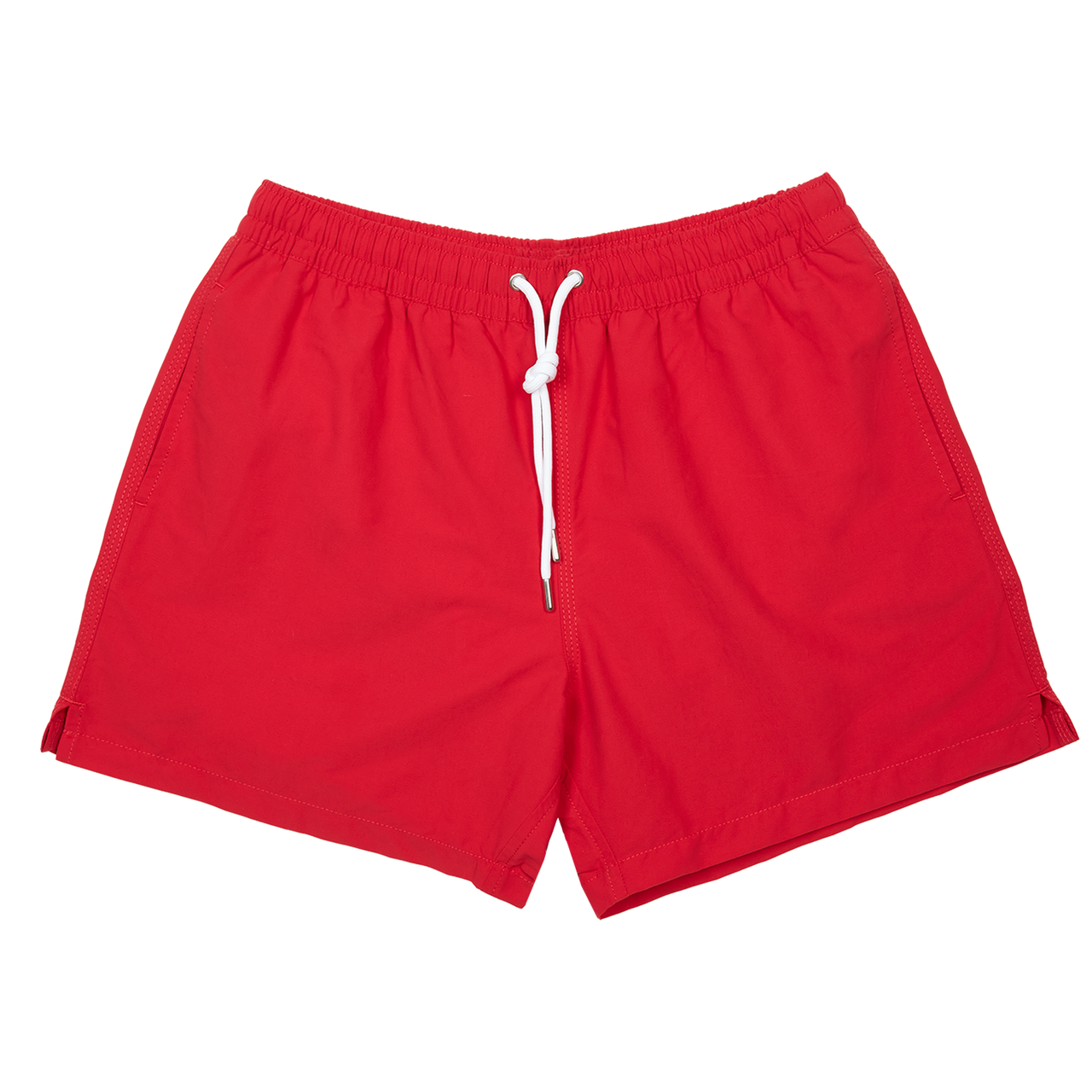 Drake's Swim Shorts in Solid Red