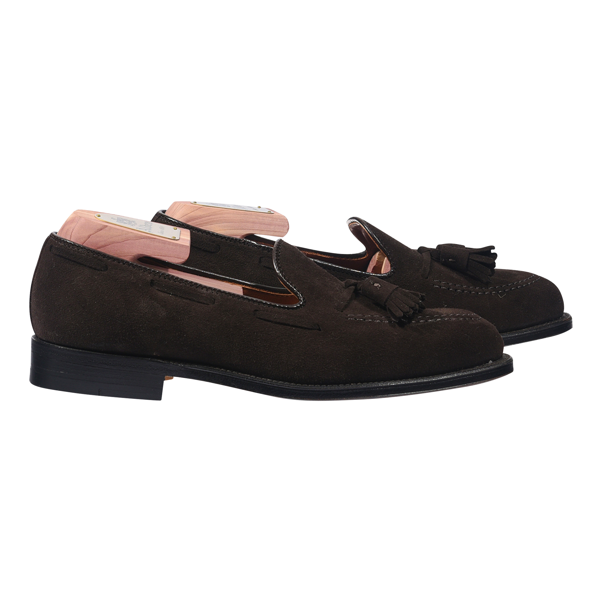 【AAKE】SUEDE TASSEL SHOES The Jake in Snuff Suede with Matching Belt – George Lyon Shoes
