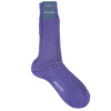 Bresciani Calf Length Cotton Socks in Solid Colours