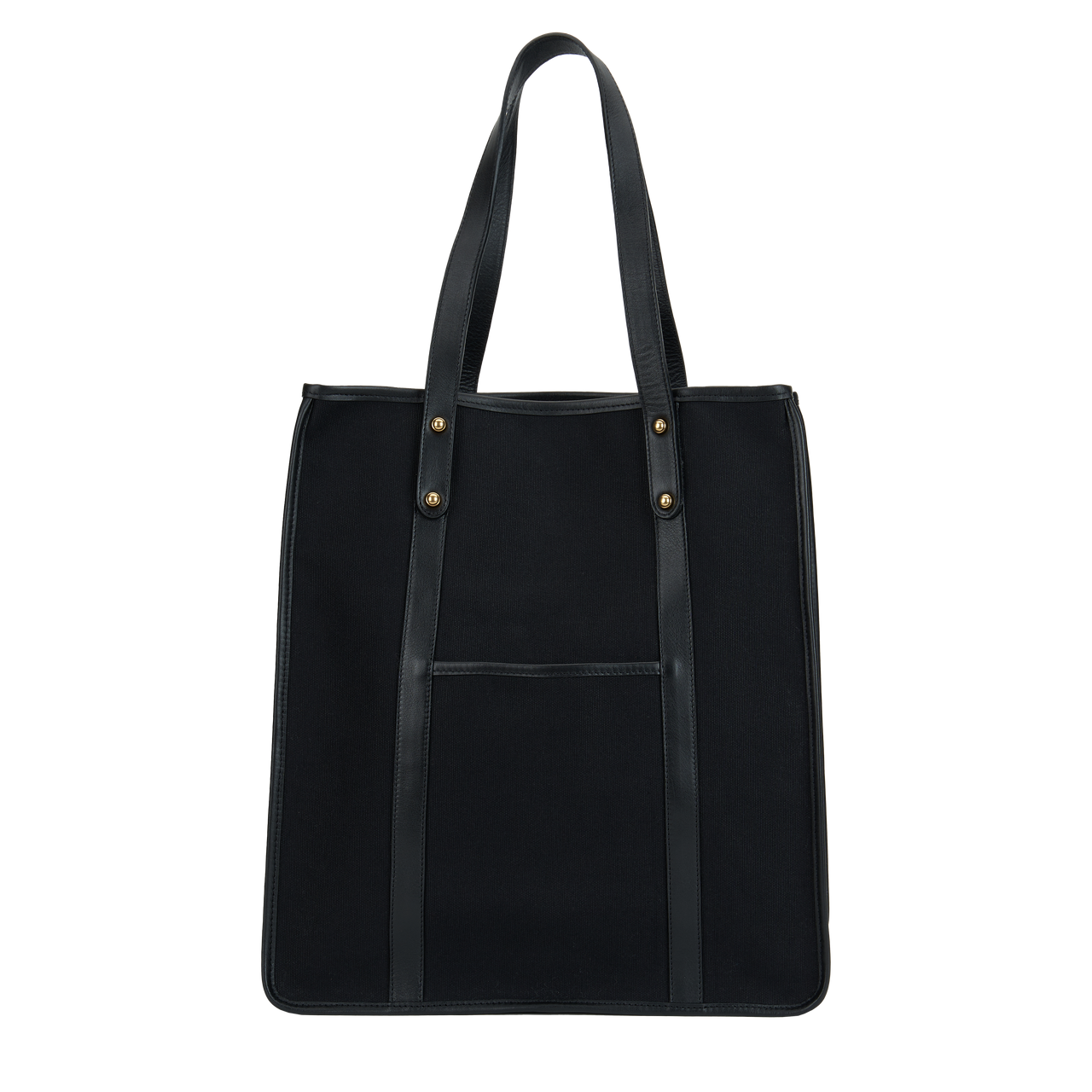 Frank Clegg Market Tote in Cotton Canvas and Leather Trim