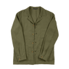 P. Johnson Shirt Jacket in Army Green Linen