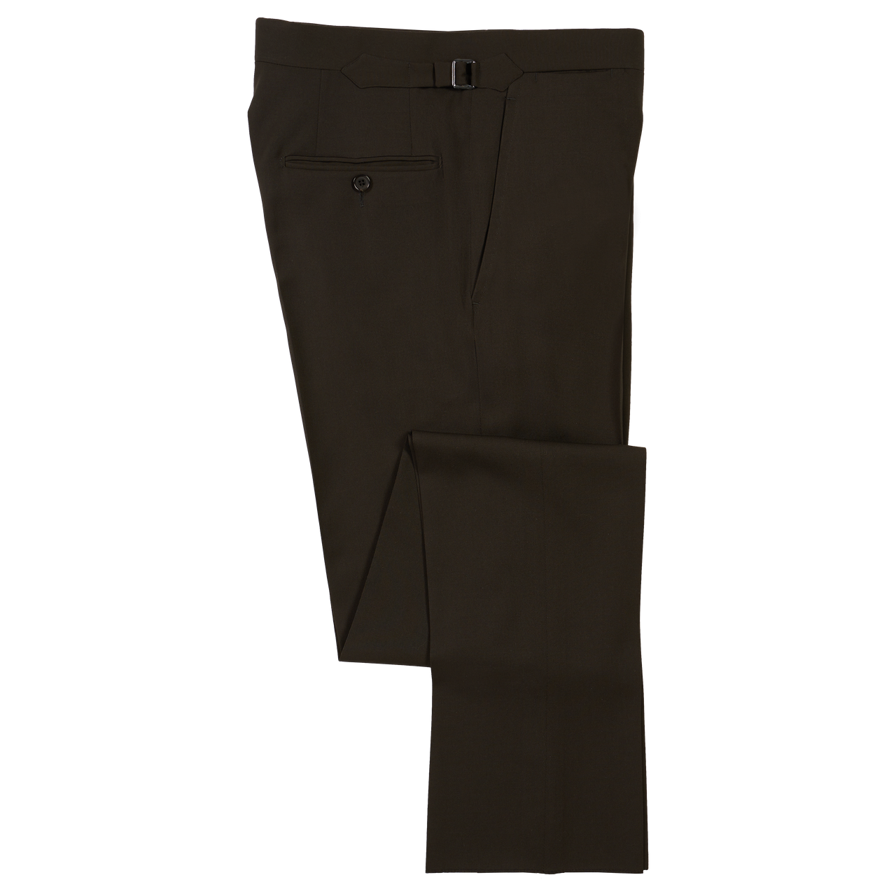 P. Johnson Trousers in Chocolate Wool Twill