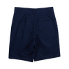 P. Johnson Walking Shorts in French Navy Cotton-Linen