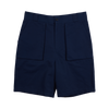 P. Johnson Walking Shorts in French Navy Cotton-Linen