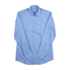 P. Johnson Shirt in Sky Blue Stripe Cotton Twill with Spread Collar