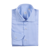 P. Johnson Shirt in Blue ETI Cotton Twill with Spread Collar