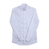 P. Johnson Shirt in White ETI Cotton Twill with Spread Collar