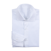 P. Johnson Shirt in White ETI Cotton Twill with Spread Collar