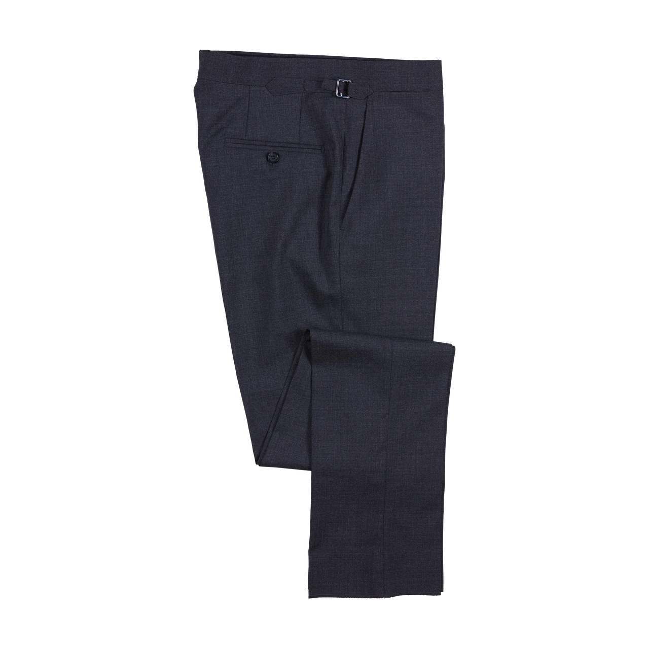 P. Johnson Trousers in Grey 3-Ply Wool