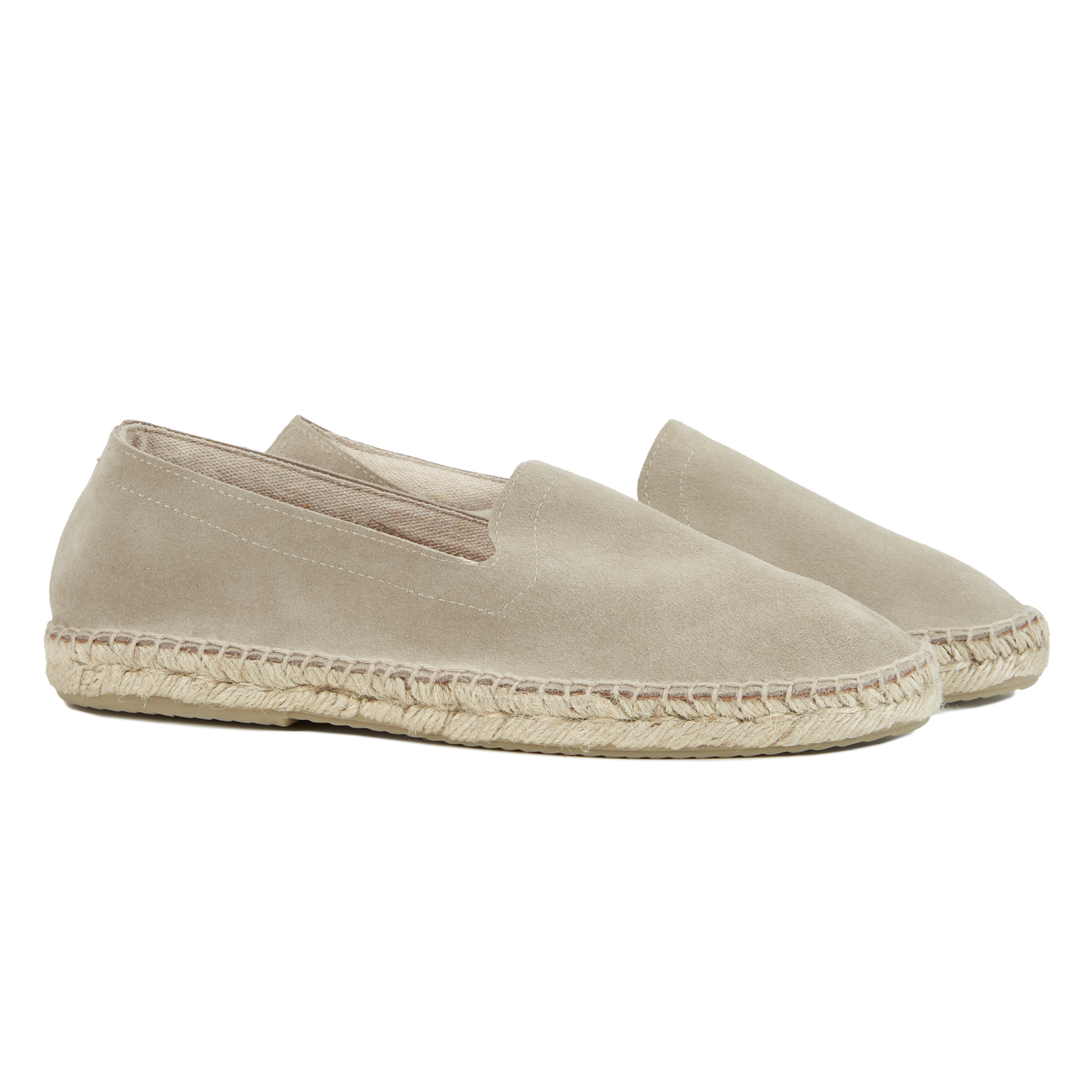 P. Johnson Espadrilles in Stone Suede