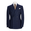 Ring Jacket Double Breasted Sport Jacket 268F in Navy Wool